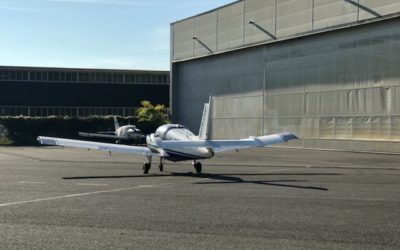 Visite de l’aérodrome de Mandelieu