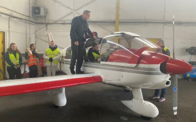 Sortie à l’aéroclub pour les élèves inscrits au Brevet d’Initiation à l’Aéronautique (BIA)