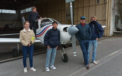 Session de vol pour les élèves du BIA