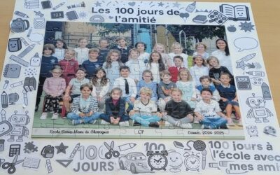 La classe de CP fête les 100 jours d’école
