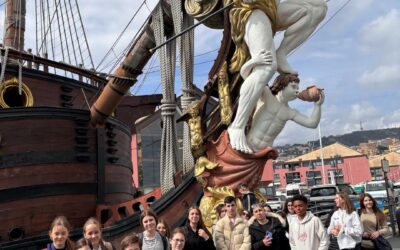 Des collégiens à Gênes sous le thème des classes à enjeux maritimes