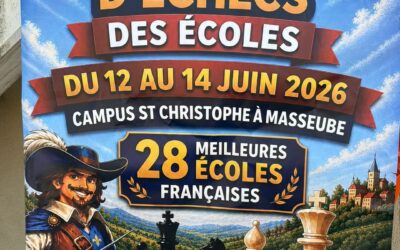 Nos jeunes champions brillent au Championnat de France des Échecs des Écoles !